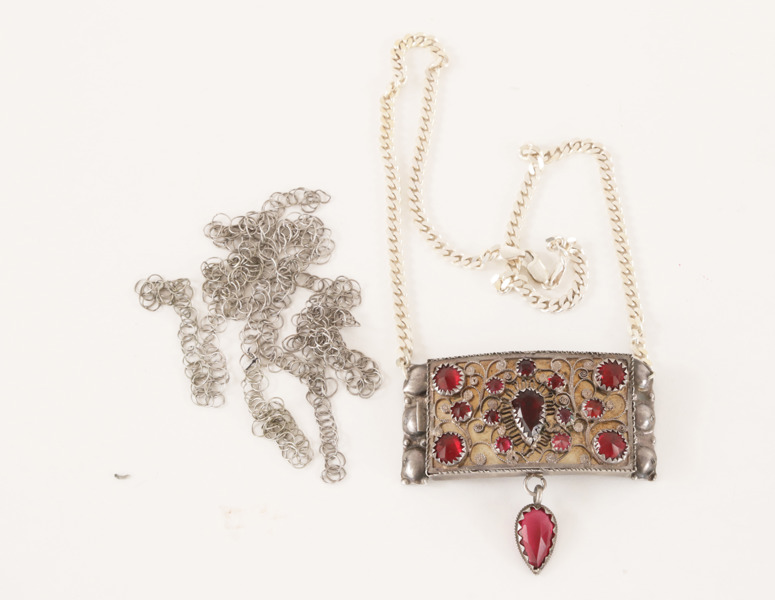 Allmogesmycke i silver, 1800-tal