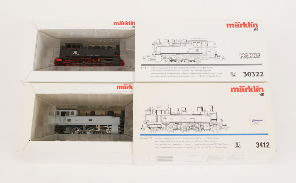 Lok 2st, Märklin, 3412 samt 30322