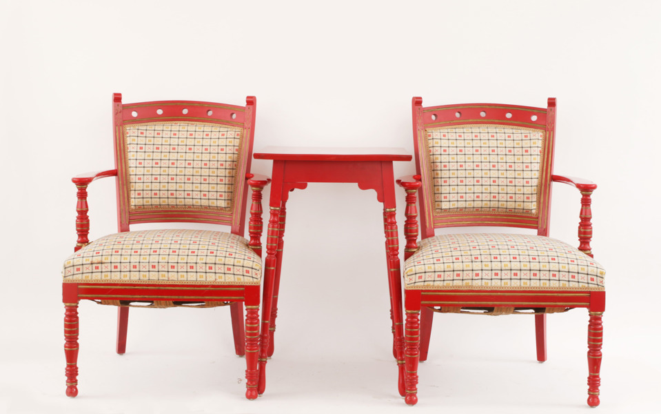 Möblemang 3 delar, 1900-talets början