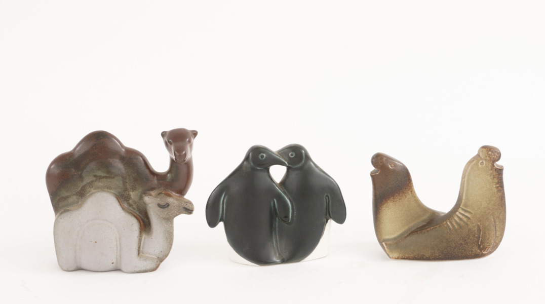 Figuriner 3st, Lisa Larson, Gustavsberg