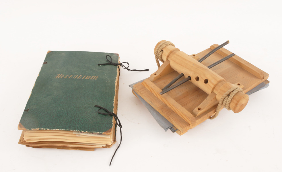 Herbarium med press, 1900-talets första hälft