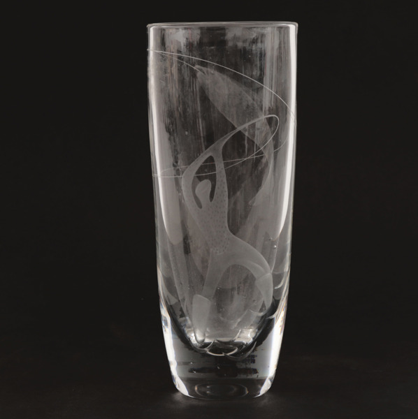 Vas, "Det stora fiskafänget", Vicke Lindstrand för Kosta