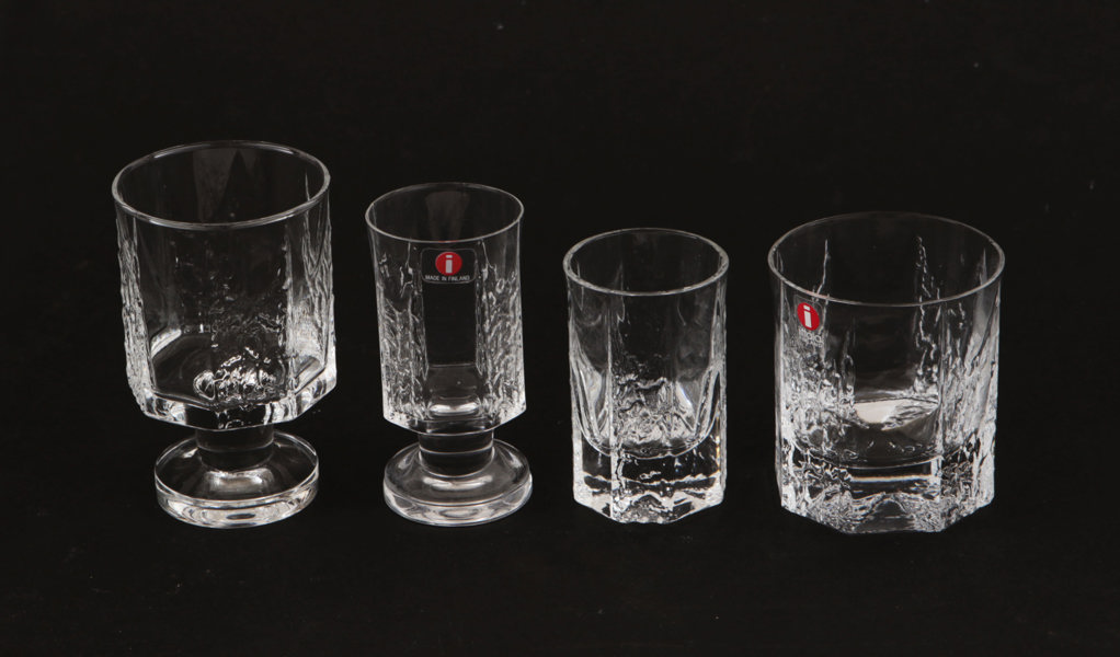Glasservisdelar, "Kalinka", Iittala
