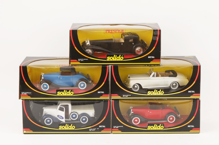 Modellbilar 5st, Solido