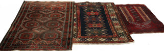Handknutna mattor 3st, orientaliska