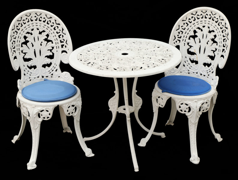 Cafémöbel 3 delar, 1900-talets slut