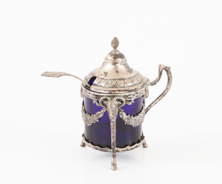 Senapskar, silver, gustaviansk stil, 18/1900-tal