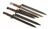 Bajonetter 3st, bl.a. Tjeckoslovakien