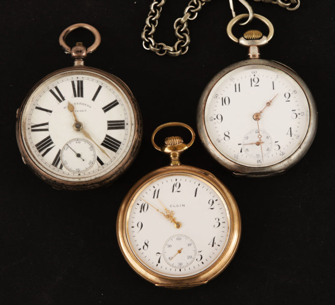 Fickur 3st, varav två i silver