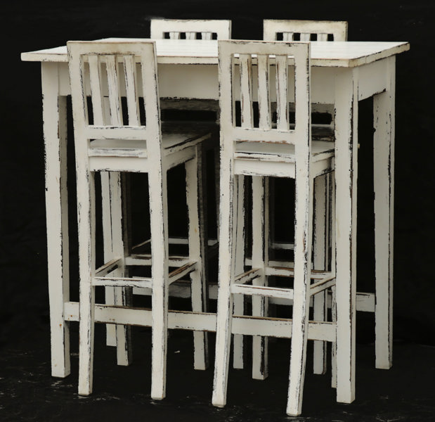 Bord med barstolar 4st, 2000-tal