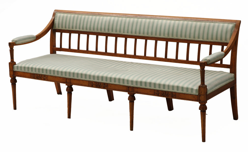 Soffa, gustaviansk, 1800-talets början