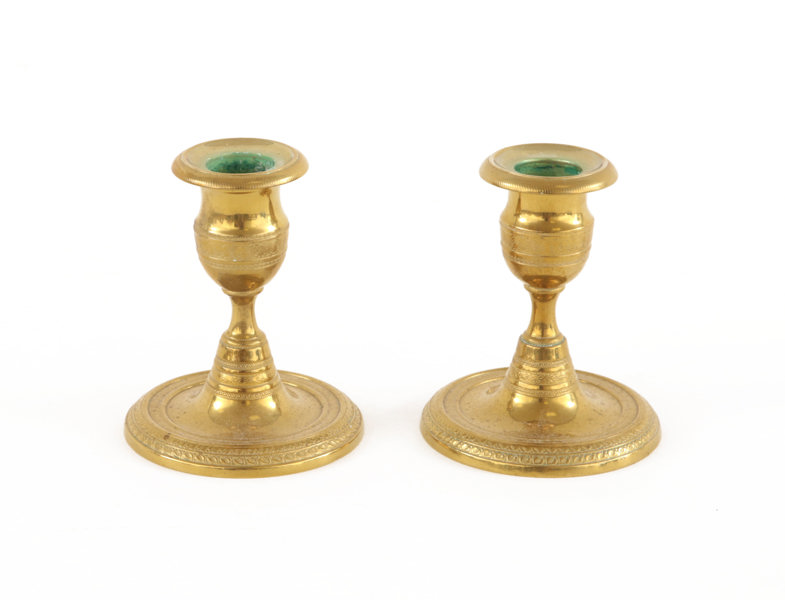 Ljusstakar ett par, empirestil, 18/1900-tal