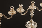 Kandelabrar ett par, silver, 1900-tal
