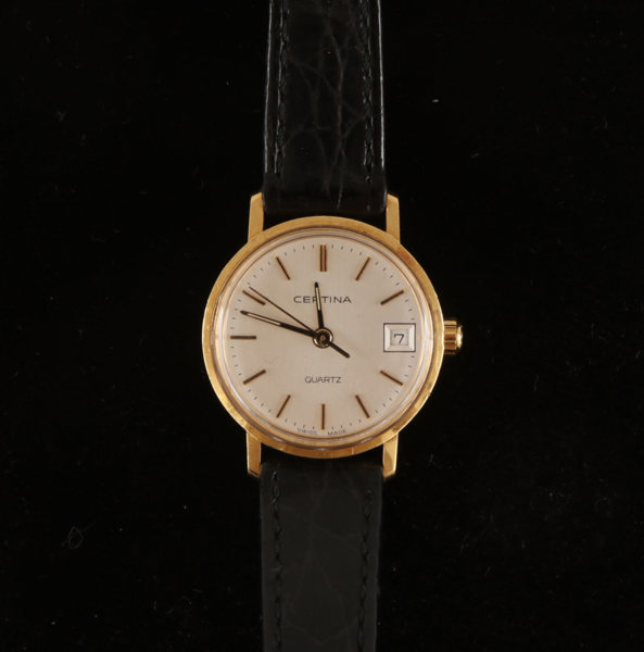 Damarmbandsur i 18k, Certina