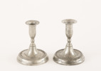 Ljusstakar ett par, tenn, 1795