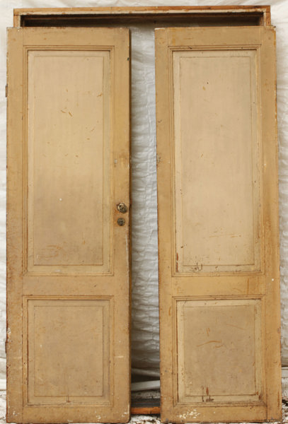 Pardörrar med karm, 1800-tal