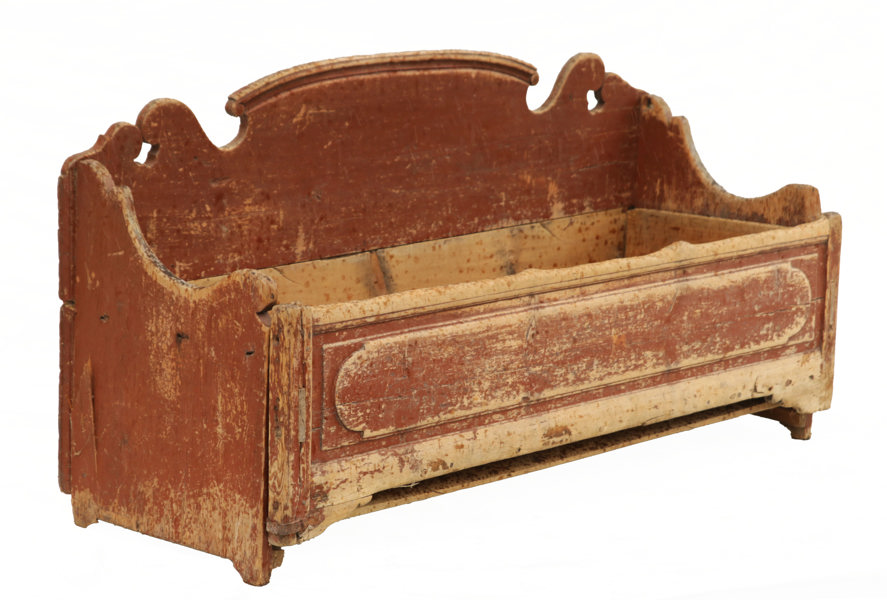 Utdragssäng, allmoge, 1800-tal