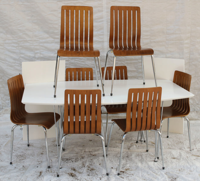 Matsalsmöbel 9 delar, Casa Padrino, Italien, 1900-talets andra hälft