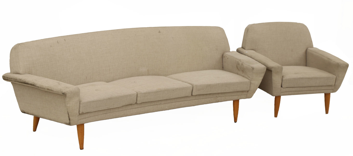 Soffa och fåtölj, Johannes Andersen, Trensum