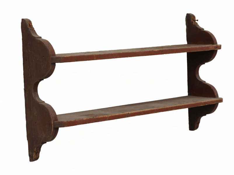 Vägghylla, allmoge, 1800-tal