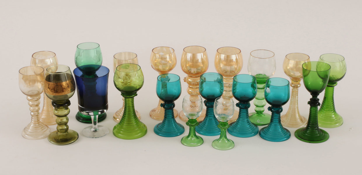 Glas 20 delar, mestadels remmarmodell