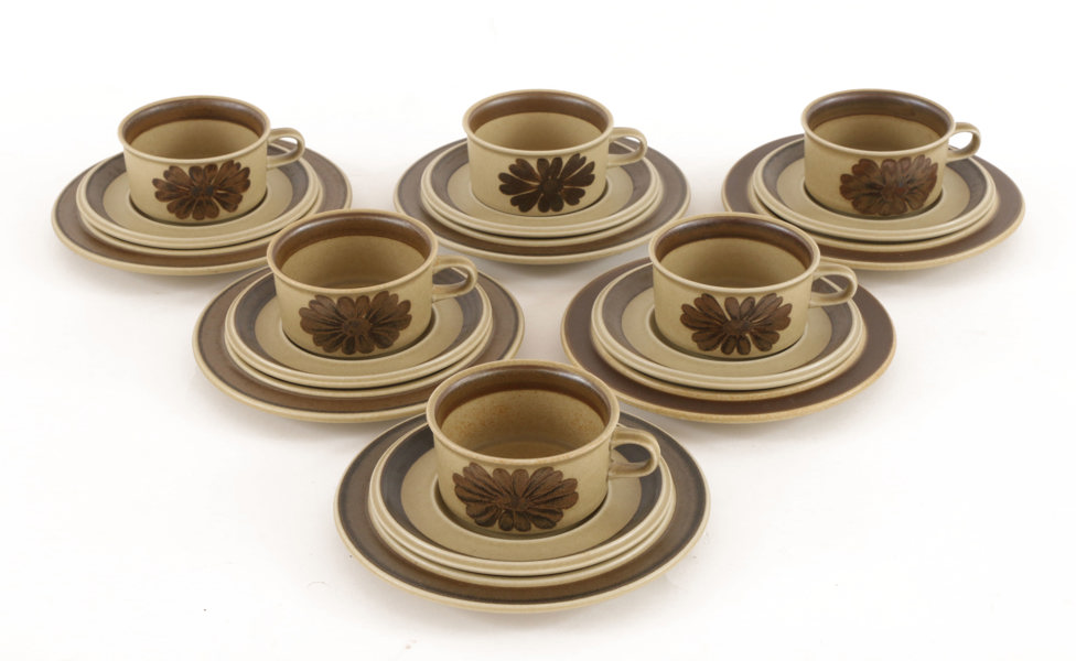 Teservisdelar, "Tunturi", Gunvor Ohlin Grönqvist för Arabia