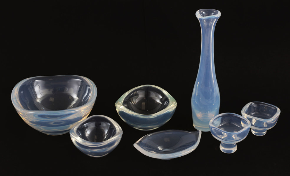 Glas 7 delar, "Selena", Sven Palmqvist för Orrefors