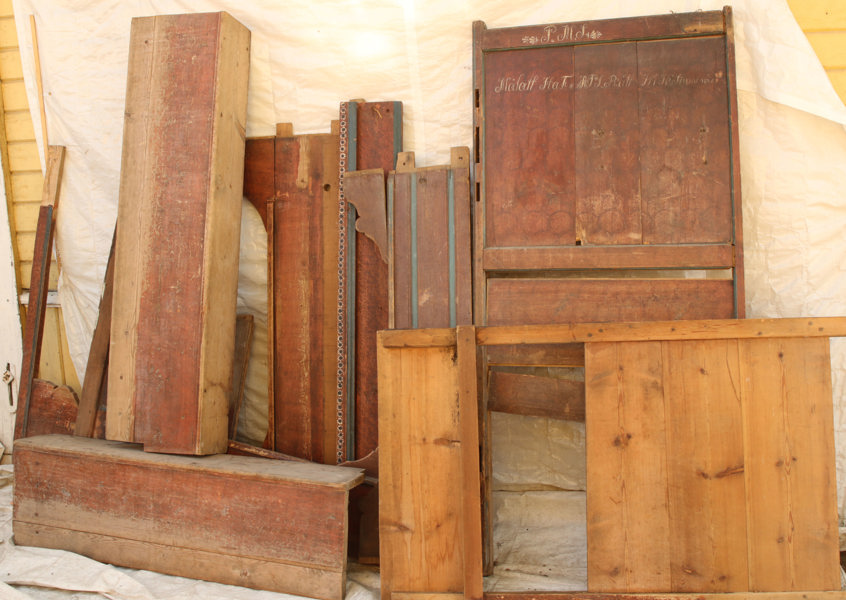 Sängskåp, allmoge, 1800-tal