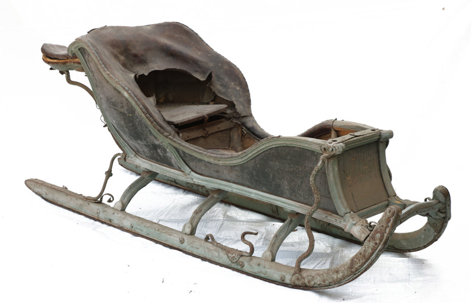 Kappsläde, allmoge, rokoko, 1700-tal