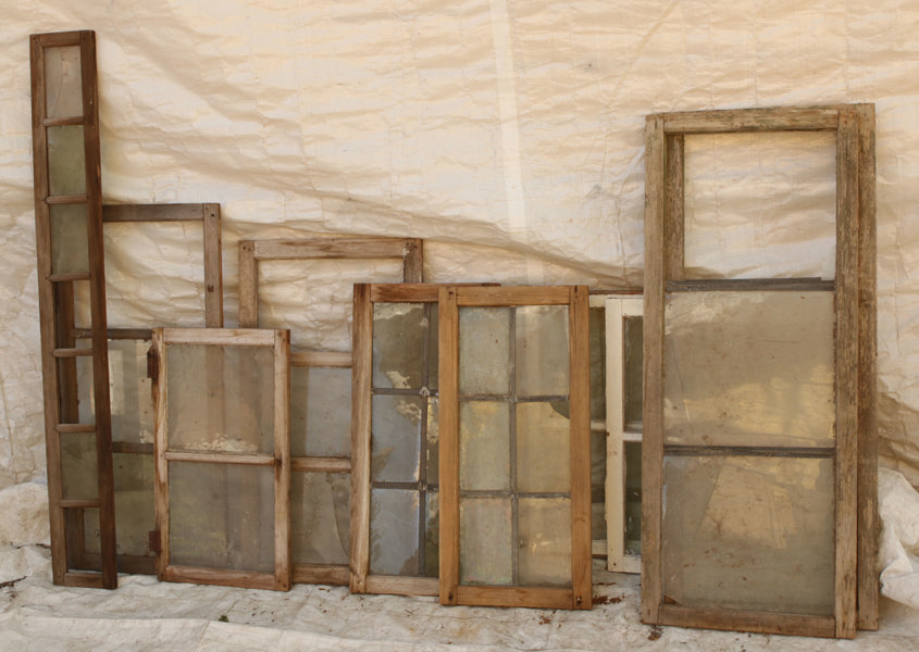 Fönster 10st samt ljusinsläpp, 1800-tal