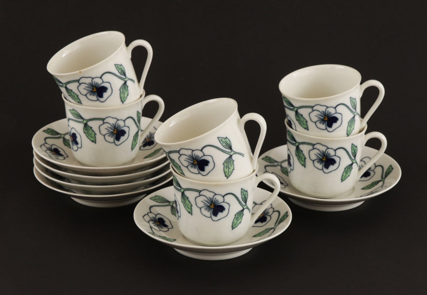 Kaffeservisdelar, "Sylvia", Rörstrand