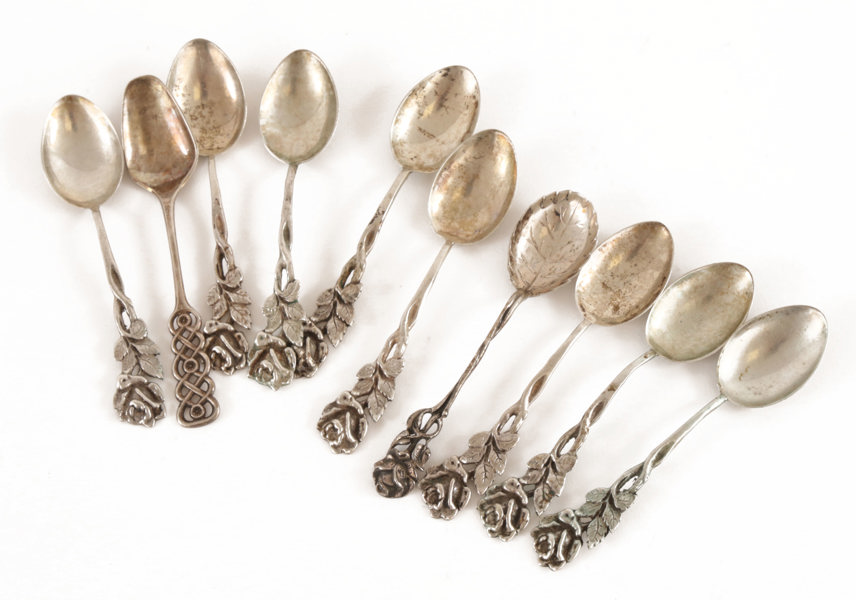 Moccaskedar 10st, silver