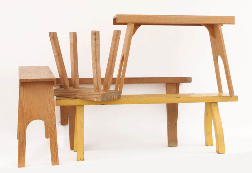 Bänkar 5st, 1900-tal