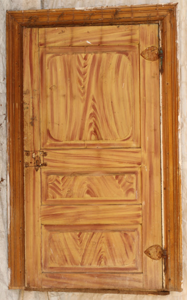 Dörr med karm, allmoge, 1800-tal