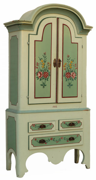 Skåp, allmoge, Jämtland, 1800-talets första del