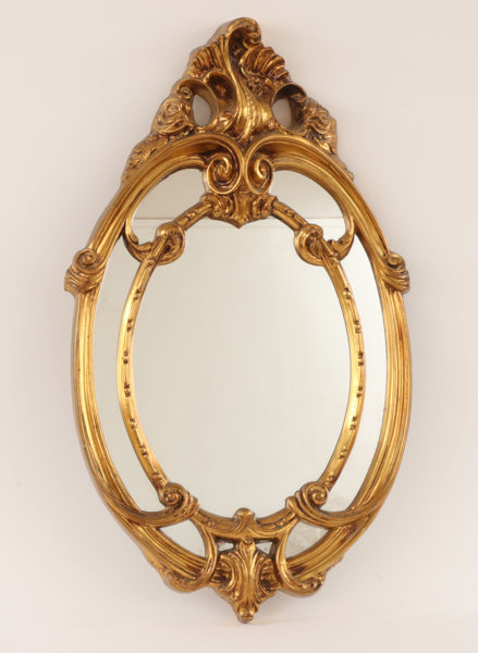 Spegel, rokokostil, 1900-talets slut