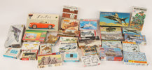 Byggsatser 30st, Heller, Revell, Matchbox, m.m.