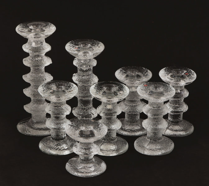 Ljusstakar 8st, "Festivo", Timo Sarpaneva för Iittala