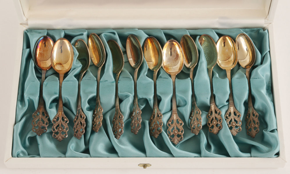 Moccaskedar 12st, silver, "Wiking Rose", Norge