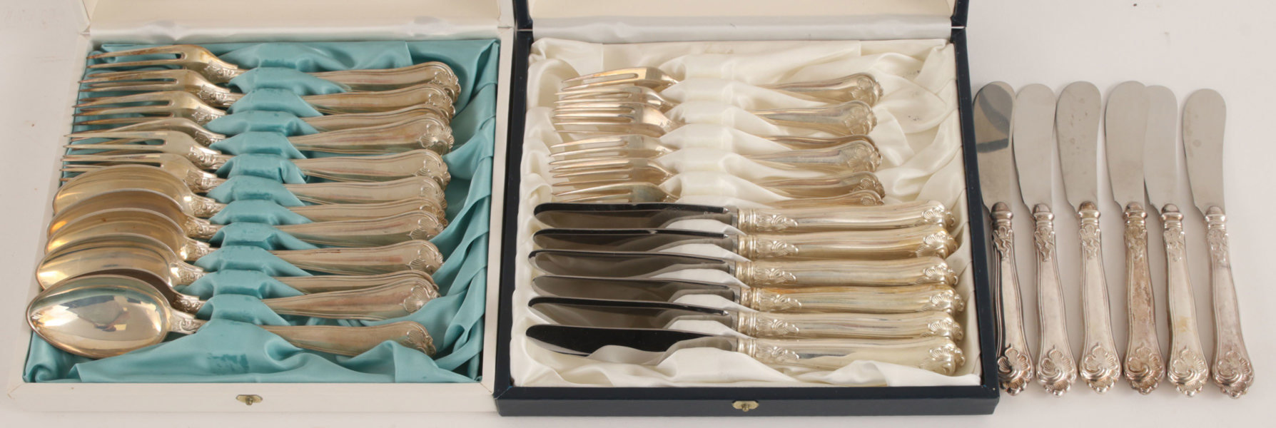 Bestickuppsättning, silver, "Sachsisk", Cohr