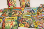 Parti serietidningar, Tarzan, Tumac, Tomahawk, m.m. 1960/70-tal