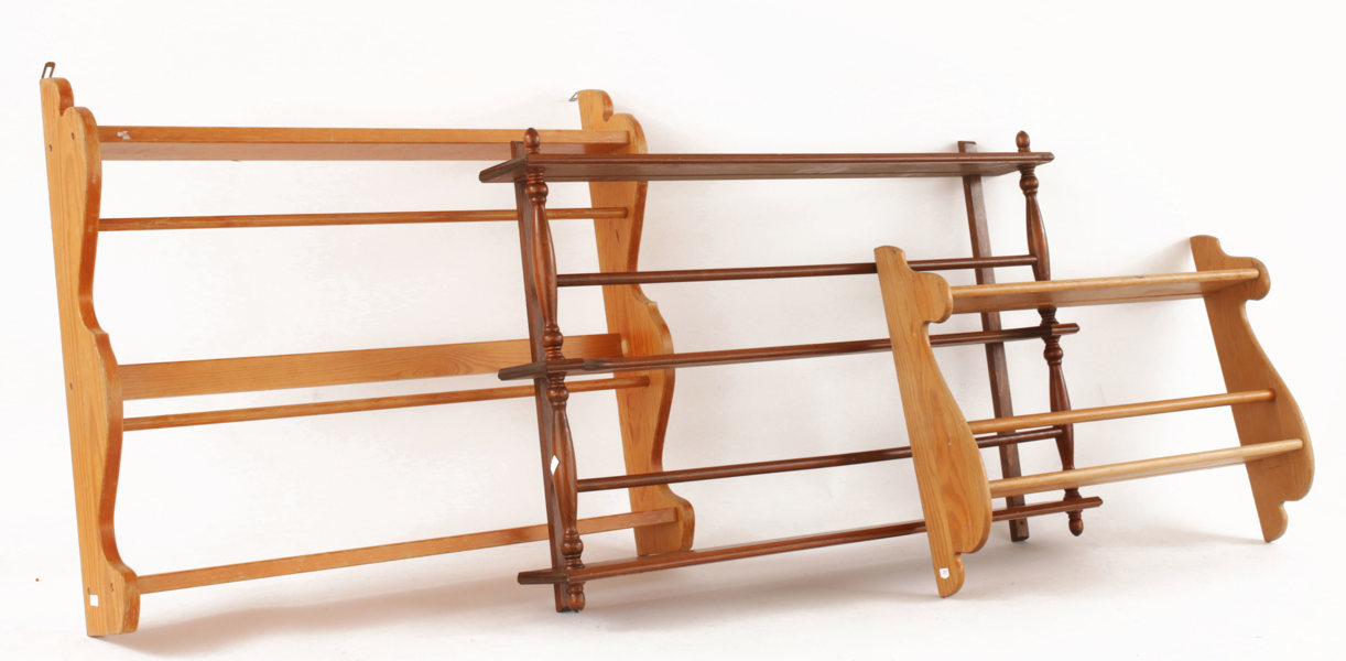 Vägghyllor 3st, 1900-tal