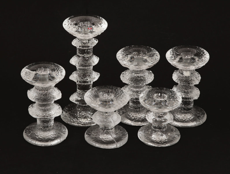 Ljusstakar 6st, "Festivo", Timo Sarpaneva för Iittala