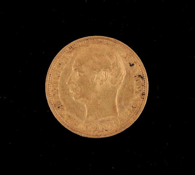 Guldmynt, 20 kroner, Frederik VIII, Danmark, 1912