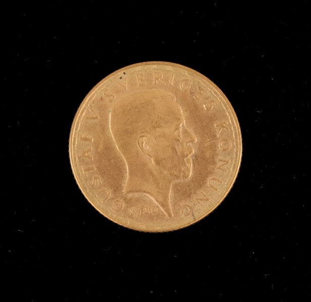 Guldmynt, 5 kronor, Sverige, 1920