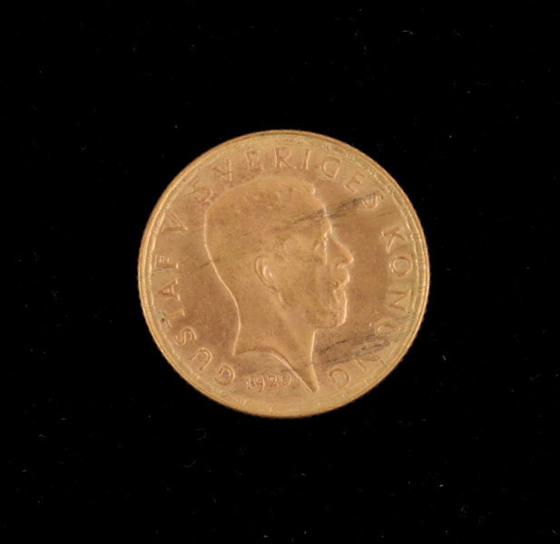 Guldmynt, 5 kronor, Sverige, 1920