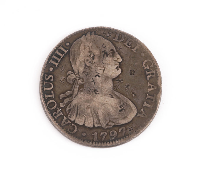 Silvermynt, Spanien, 8 Real, Mexiko, 1797