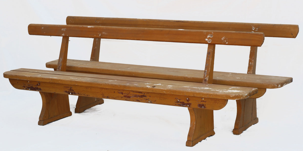 Bänkar 2st, 18/1900-tal