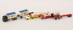 Leksakslastbilar 4st