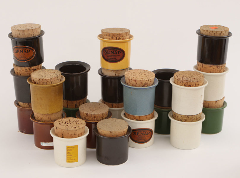 Senapsburkar 22st, Stig Lindberg för Gustavsberg